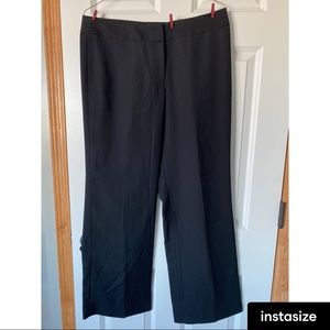 Jones New York Straight Leg Pin Striped Pants - Size 12